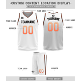 Custom Black White Classic Style Reversible Basketball Uniform Personalized COOLMAX BBJR-D017028